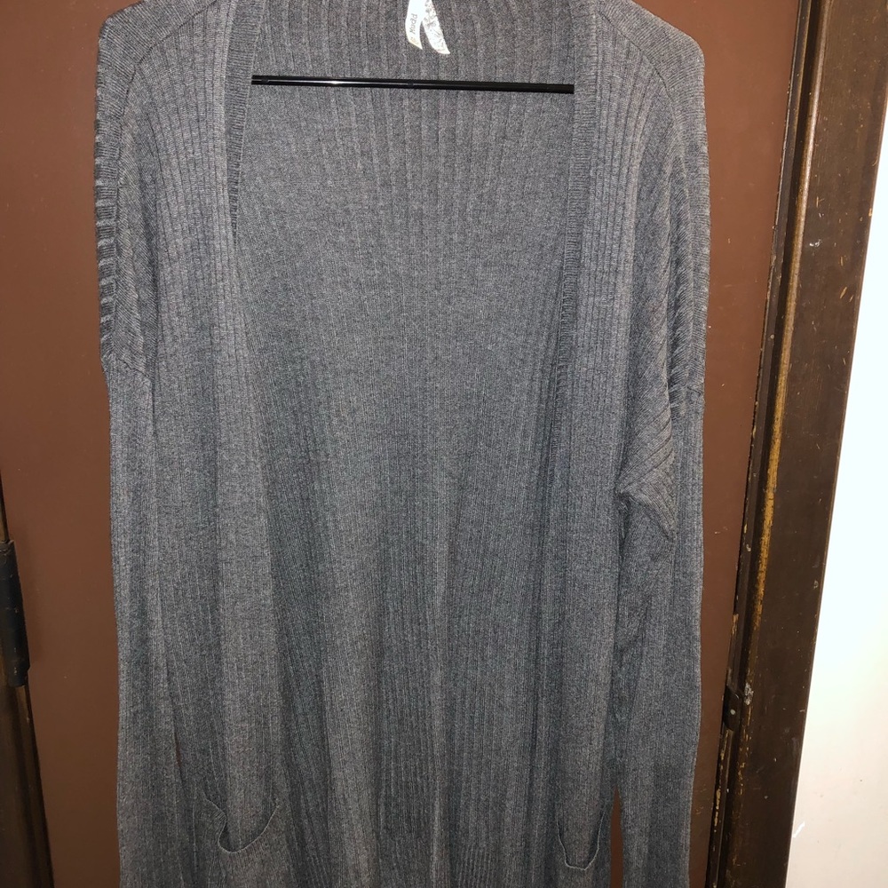 Mudd grey lightweight cardigan